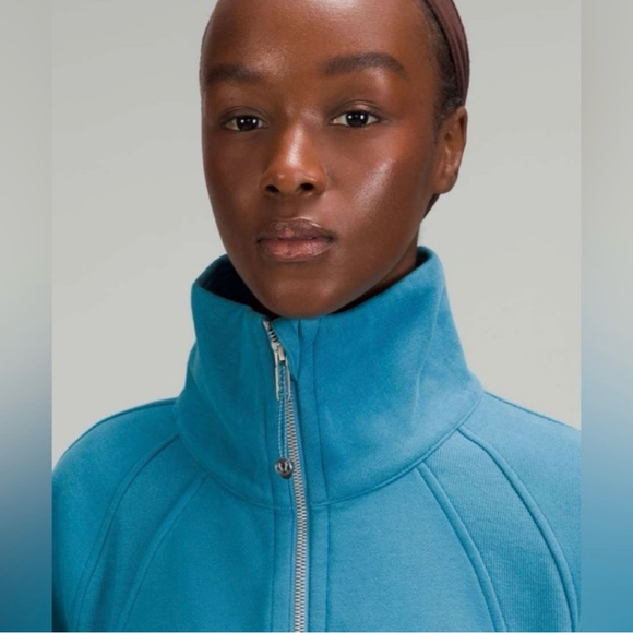 Lululemon Scuba Oversized Funnel Neck Half-Zip M/L Oceanic - Picture 3 of 16